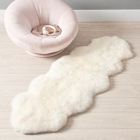 Double Sheepskin Rug | Pottery Barn Teen