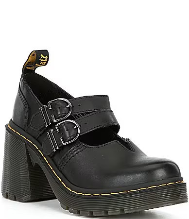 Dr. Martens Women's Evie Sendel Leather Heeled Mary Jane Pumps - 11 | Dillard's