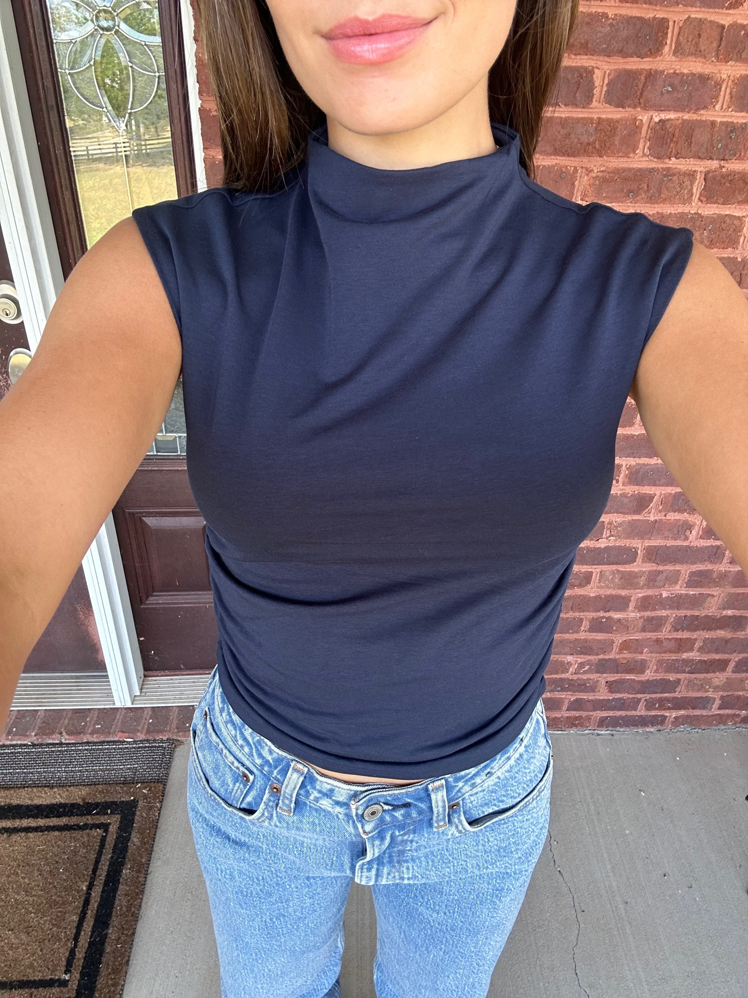 The prettiest top from Abercrombie! In the navy color, I’m in a size S! 

#LTKstyletip #LTKfindsunder50 #LTKsalealert