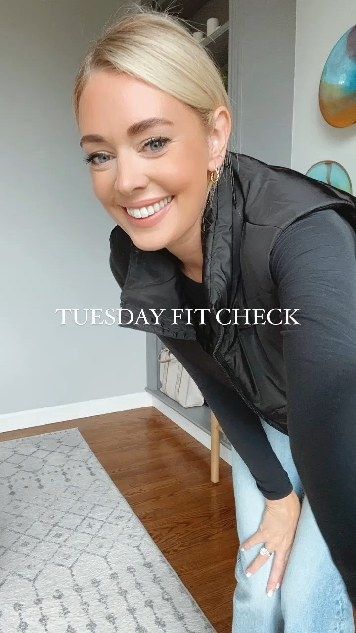 Casual Tuesday Fit Check // Wearing a small in bodysuit & vest and a 26 in jeans. Everything fits true to size.

Casual outfit, fall outfits, winter outfits, Uggs, jeans, straight leg jeans, puffer vest

#LTKfindsunder50 #LTKSeasonal #LTKstyletip