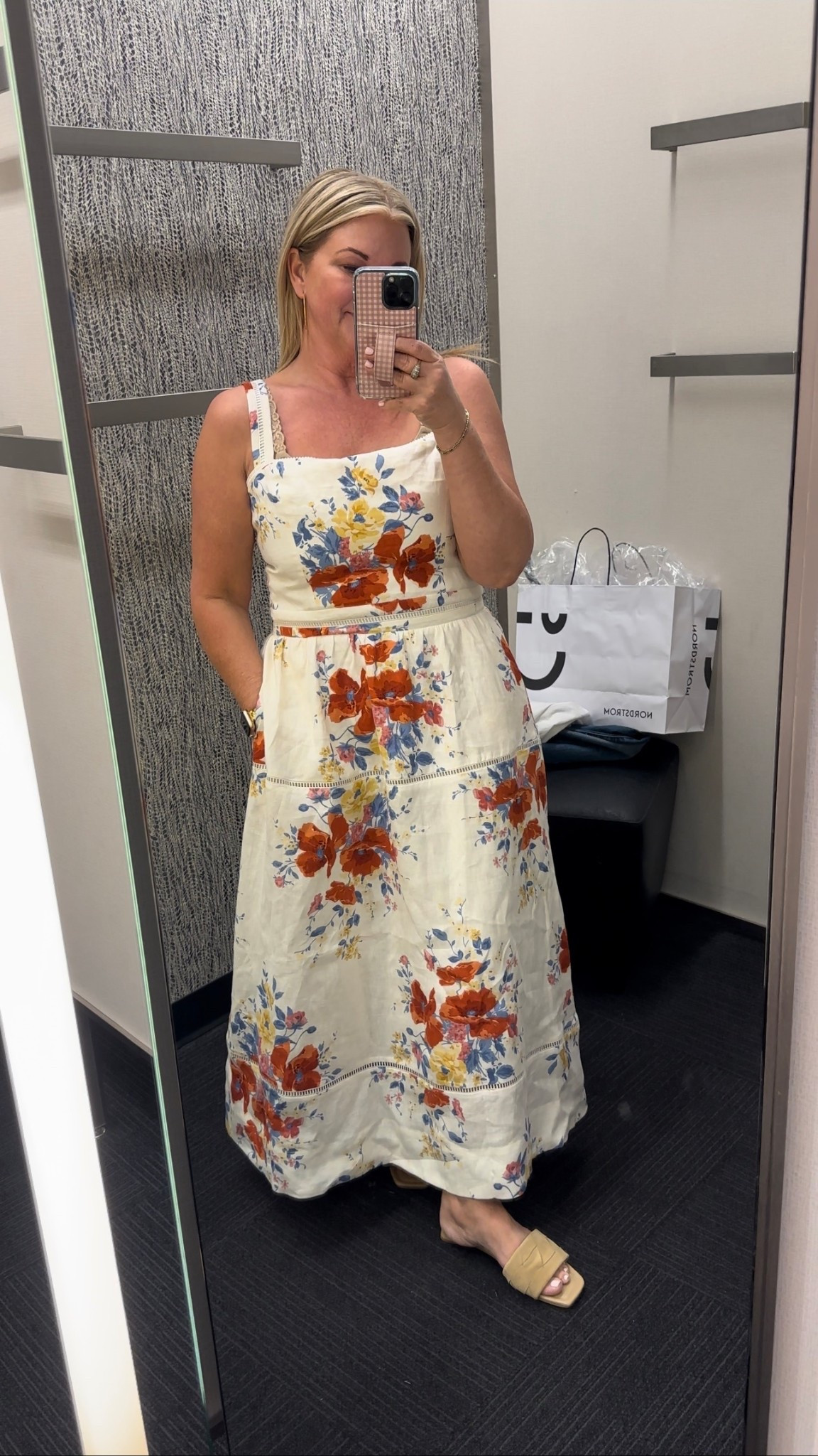 This dress is so pretty! The fabric is soooo good & the pockets👏🏻 size up 

#LTKMidsize #LTKOver40 #LTKootd