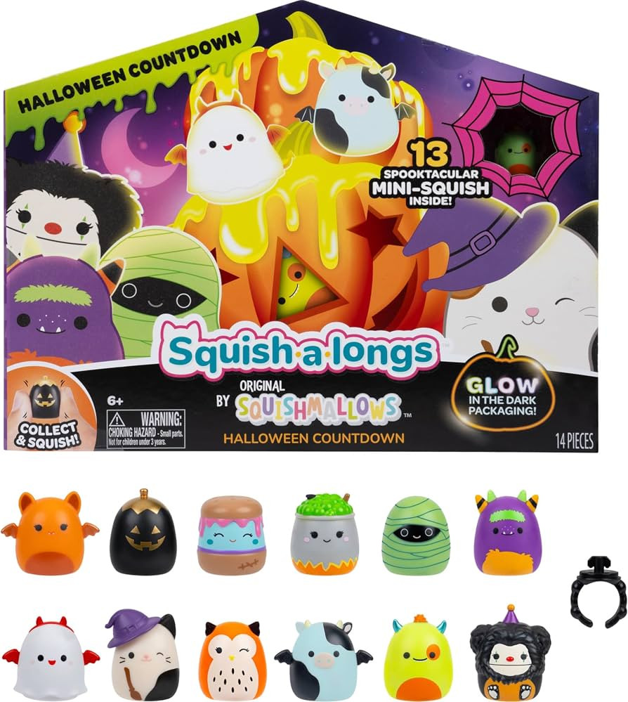 Squish-a-longs Fall 2026 Halloween Countdown Calendar \u2013 Includes 13 Mini-Squish | Amazon (US)