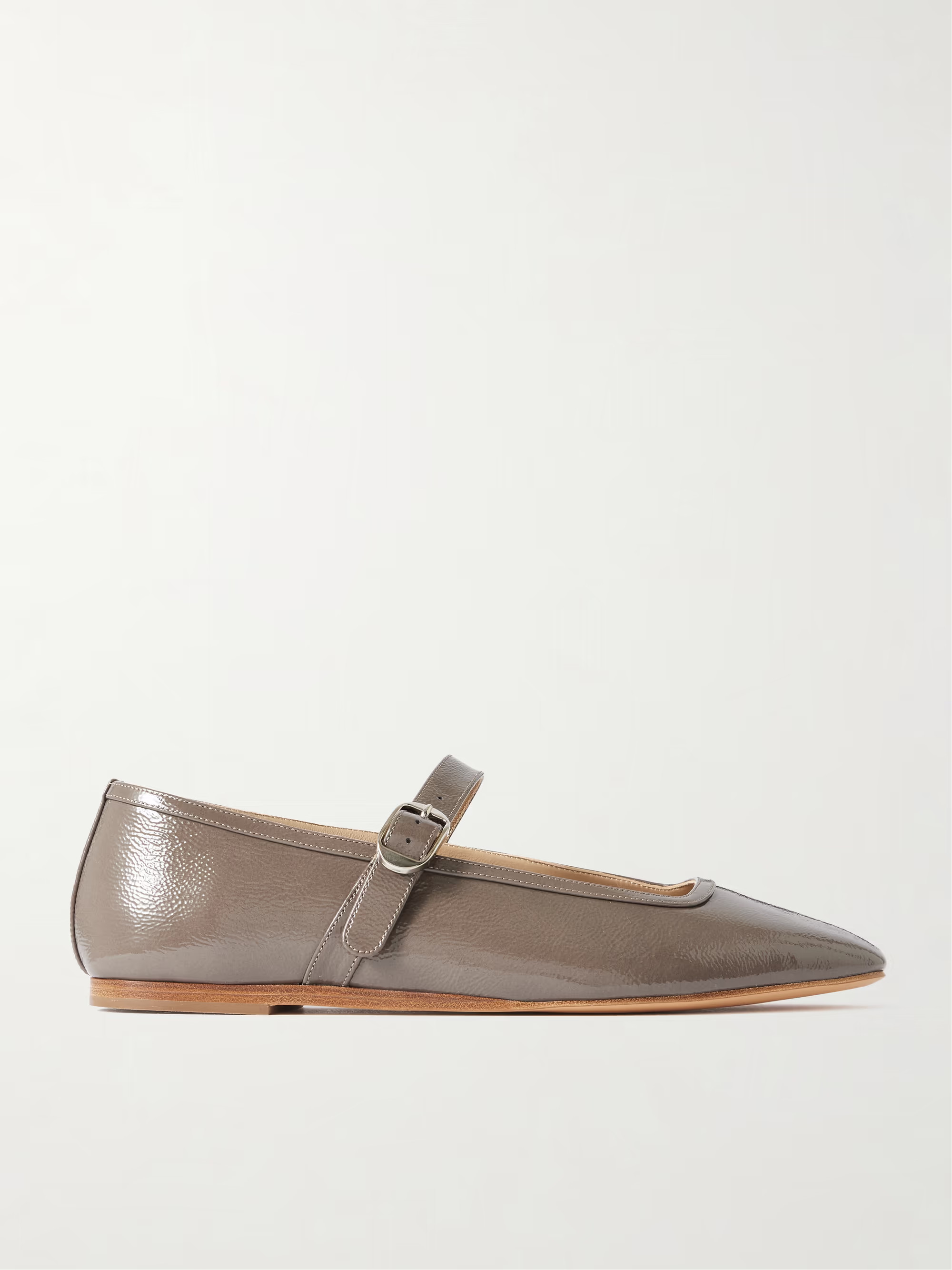 Patent-leather Mary Jane ballet flats | NET-A-PORTER (US)