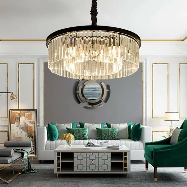 Barton 9 - Light Unique / Statement Drum Chandelier | Wayfair North America