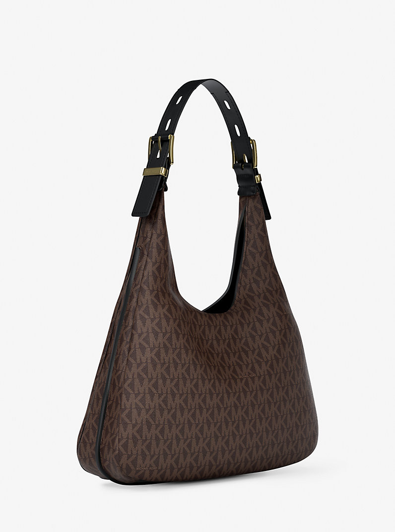 Nolita Large Signature Logo Hobo Shoulder Bag | Michael Kors US