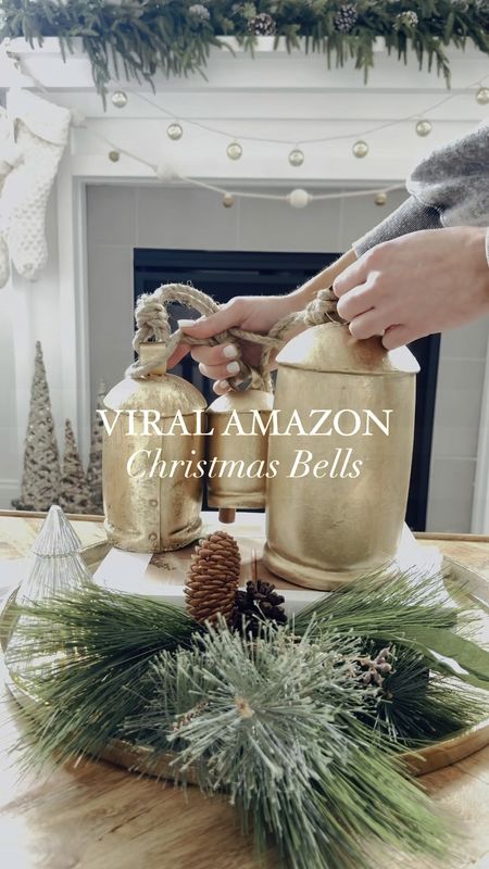 BACK IN STOCK! These vintage Christmas bells are a pottery barn dupe and by FAR the biggest trend I’m seeing this year! 

They sell out QUICK every time they’re restocked so grab them before they’re gone for good! So gorgeous!


⭐️ linking all products below!

•
•
•


#christmasdecor #holidaydecor #holidayinspo #bells #ltkchristmas #amazonchristmas #amazonhome #christmas #christmasbells #ltkhome #ltkholiday #mantlestyling #holidaydecorating #christmasgarland #amazonfinds #amazonmusthaves #lookforless #holidayseason #christmasinspo #christmasdecorations #holidayseason #Christmasdecorating #realtouchgarland #norfolkpine #christmasdecorations #amazonbestseller #founditonamazon 

#LTKhome #LTKSeasonal #LTKHoliday