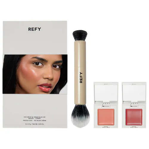 Cream Blush Duo with Duo Face Brush Gift Set | Sephora (US)