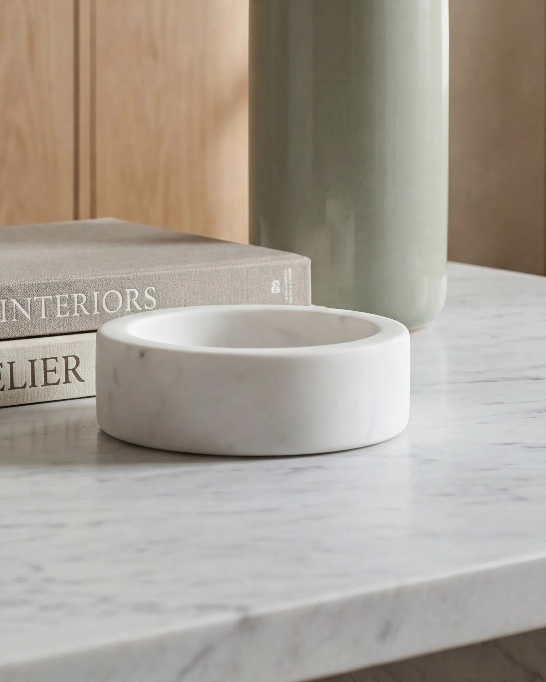 White Marble Dish | MJHome