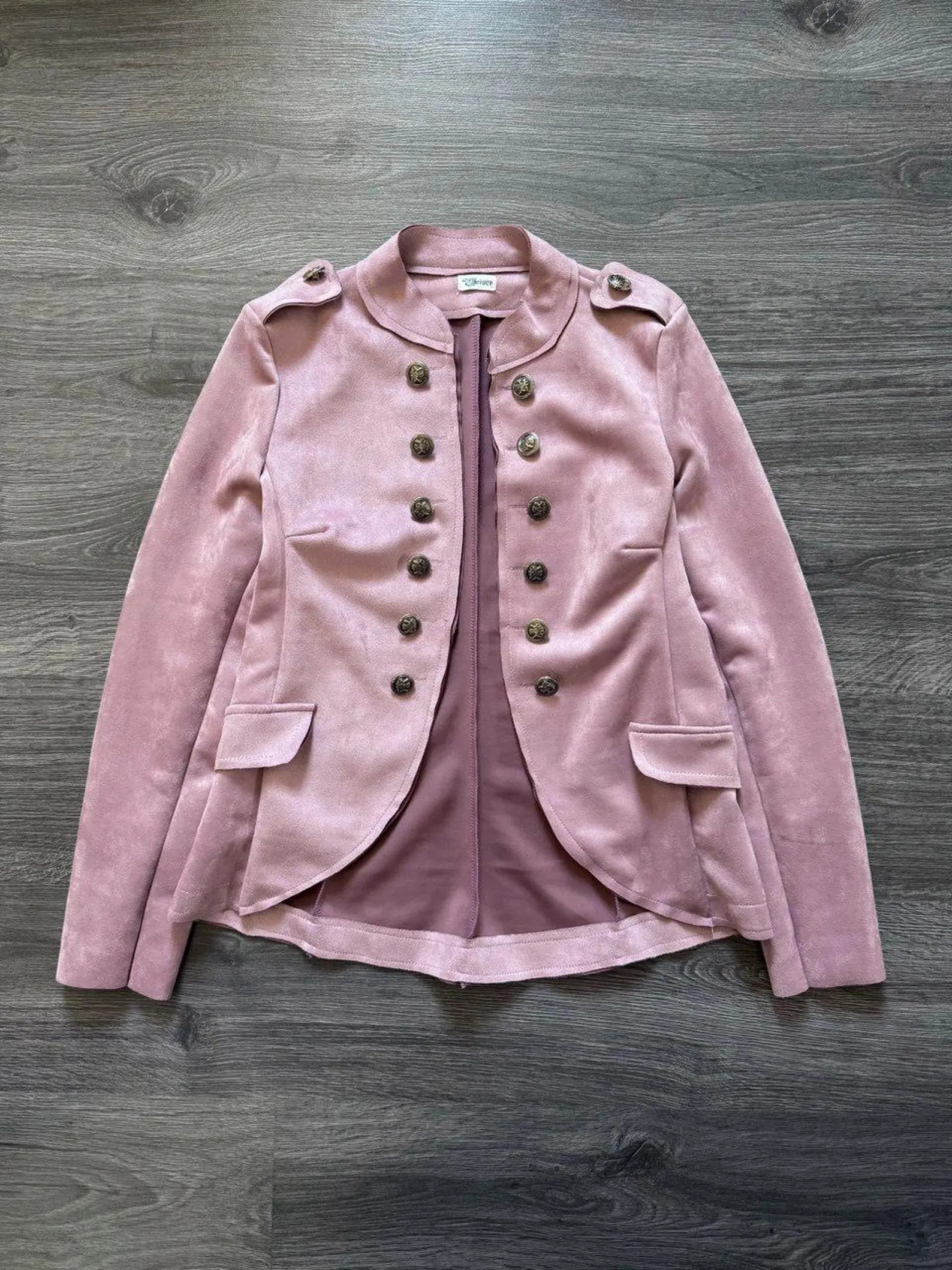 Vintage Pink Napoleon Style Blazer Jacket Y2K | Etsy (Global)