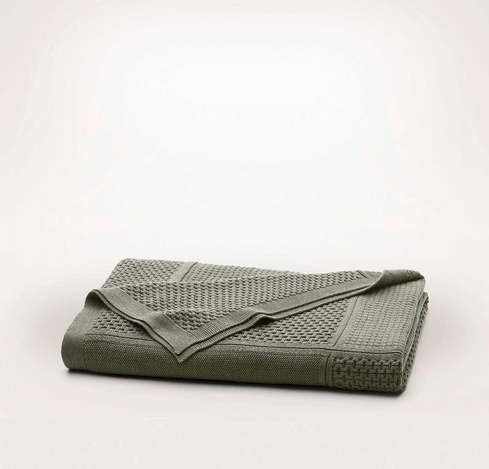 Mosaic Knit Throw Blanket | Boll & Branch