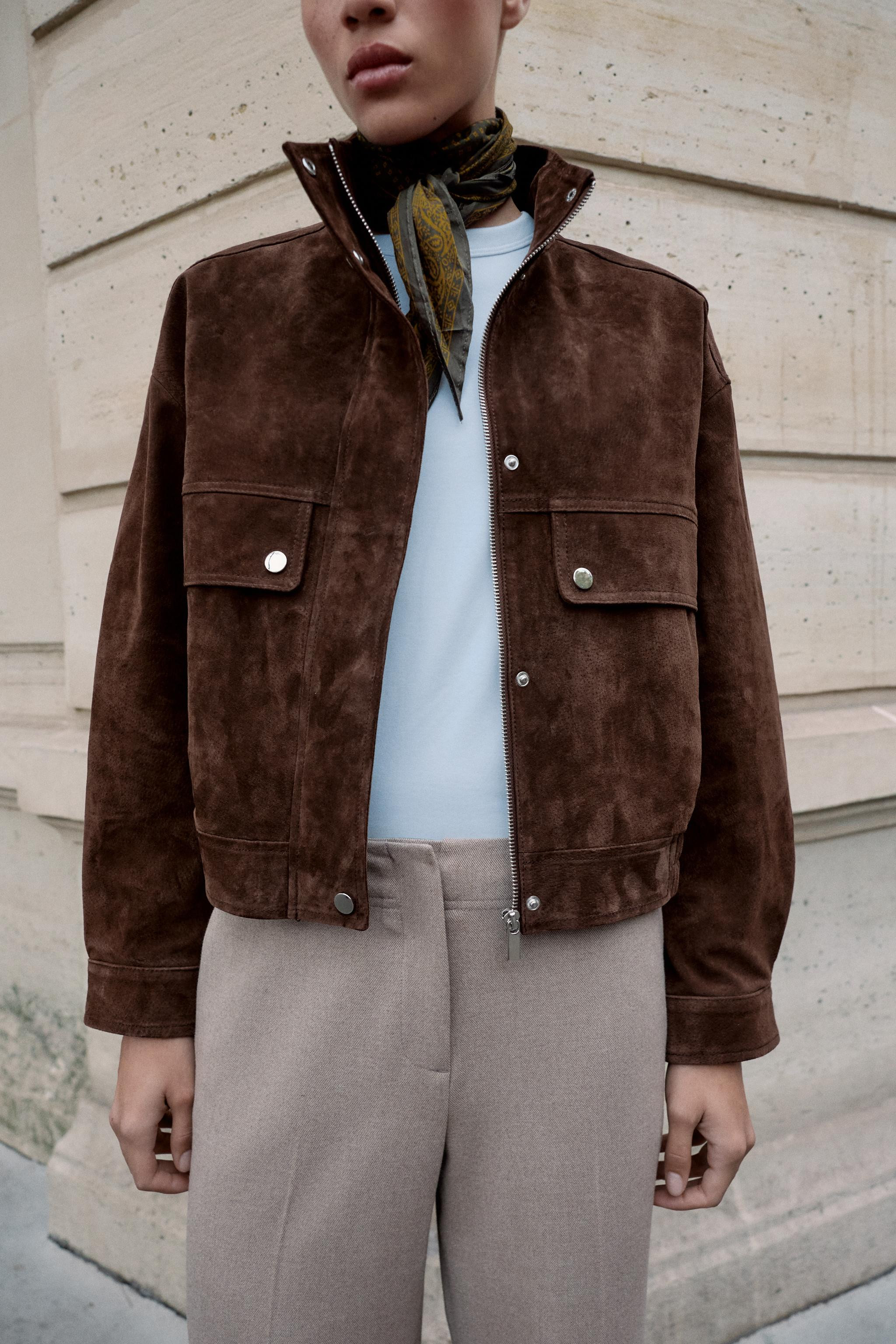 MID-WAIST STRAIGHT-LEG TROUSERS | Zara UK