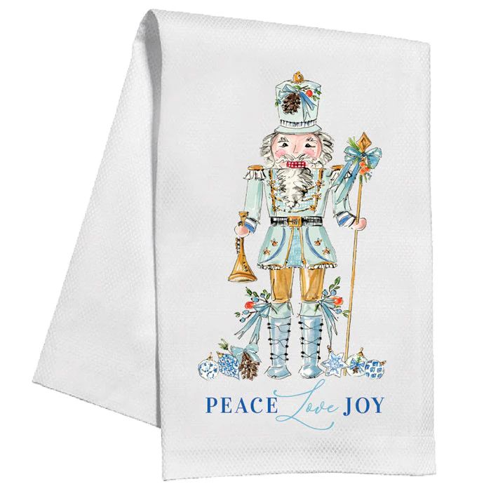 Christmas Citrus Nutcracker Kitchen Towel | Rosanne Beck Collections