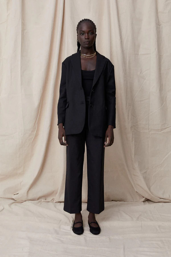 Cleo Blazer in Black | Reliquia Collective & Blanca