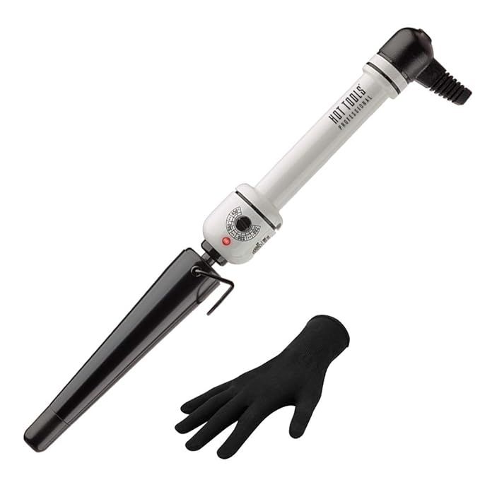 Hot Tools Professional Nano Ceramic Tapered Curling Iron/Wand for Shiny Curls | Amazon (US)