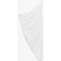 Zara - Asymmetric Draped Bodysuit - Women - Oyster-White - Women | Zara US