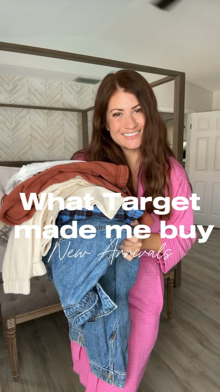 Sharing what Target made me buy this week! 😂 so many cute fall new arrivals that I couldn’t resist!

Follow me for more affordable fashion, and target finds! 

Wearing: 
Crewneck pullover – size small 
Joggers - Small
Denim jacket – size small 
Plaid shirts – size medium 

#LTKFindsUnder50 #LTKStyleTip #LTKOver40