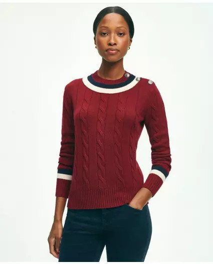 Merino Wool Cashmere Tennis Sweater | Brooks Brothers