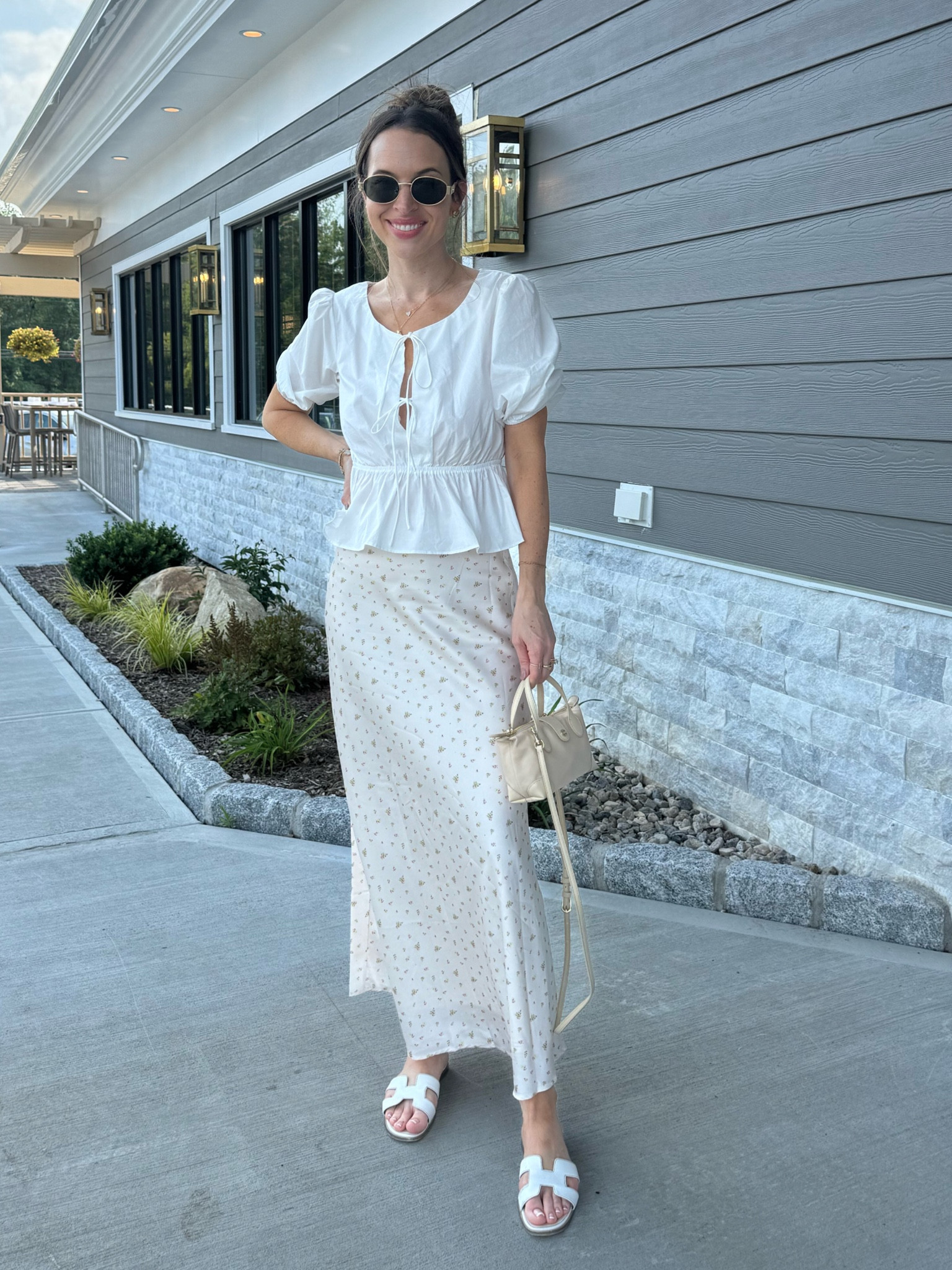 Petal and Pup outfit, wearing XS in each piece (runs true to size). Use code CHRISTINA20 for 20% off sitewide 