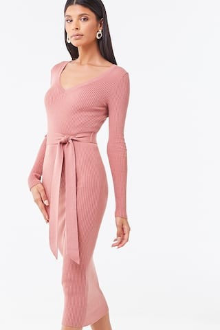 Ribbed Midi Dress | Forever 21 (US)