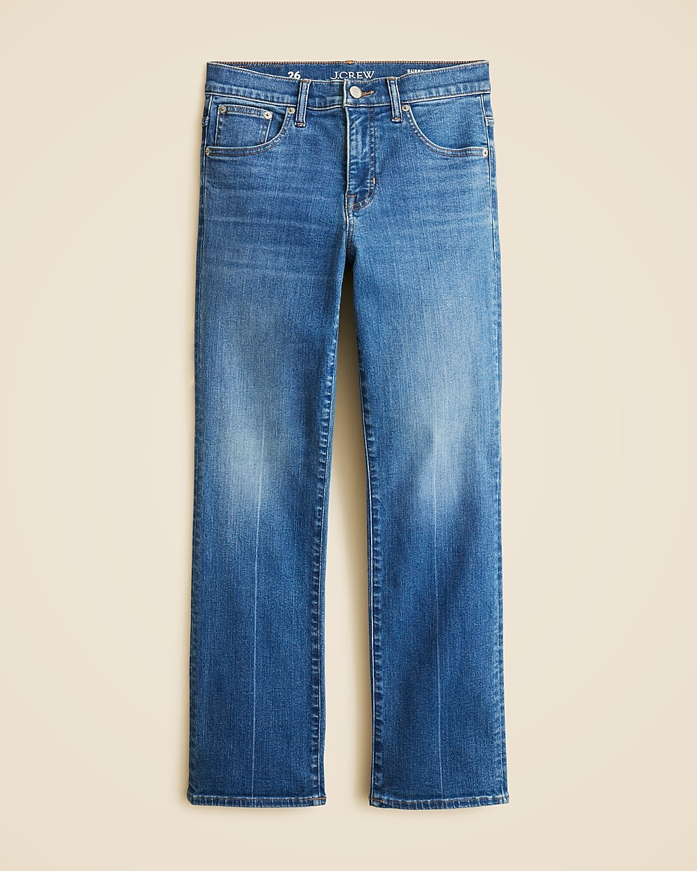 Mid-rise cropped kickout jean | J. Crew US