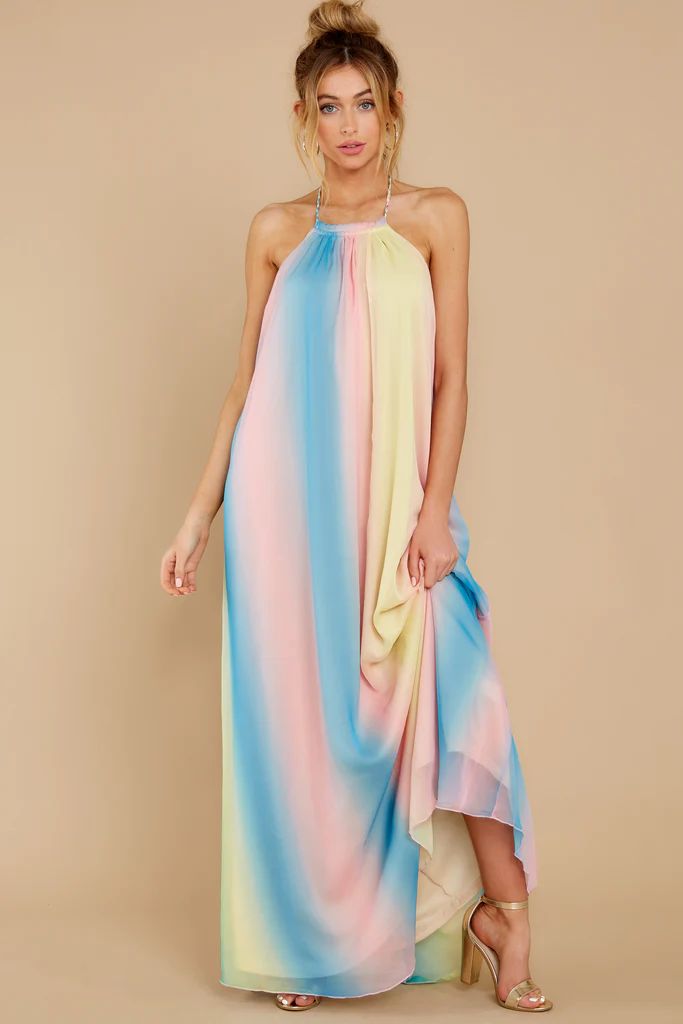 Create Your Own Sunshine Pink Multi Maxi Dress | Red Dress 