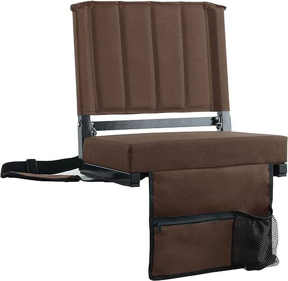 SPORT BEATS Stadium Seat for Bleachers with Back Support and Wide Padded Cushion Stadium Chair - ... | Amazon (US)