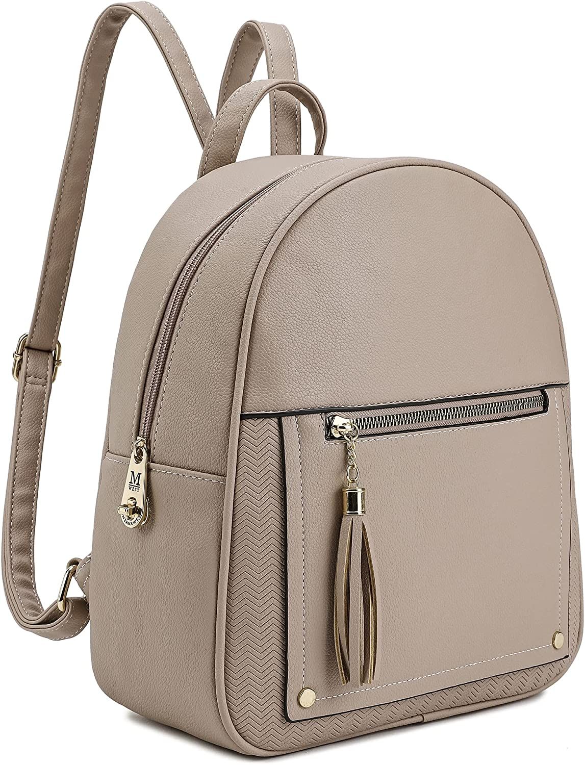 Montana West Small Backpack Purse for Women Anti Theft Backpack with Secured Zipper & Tassel | Amazon (US)