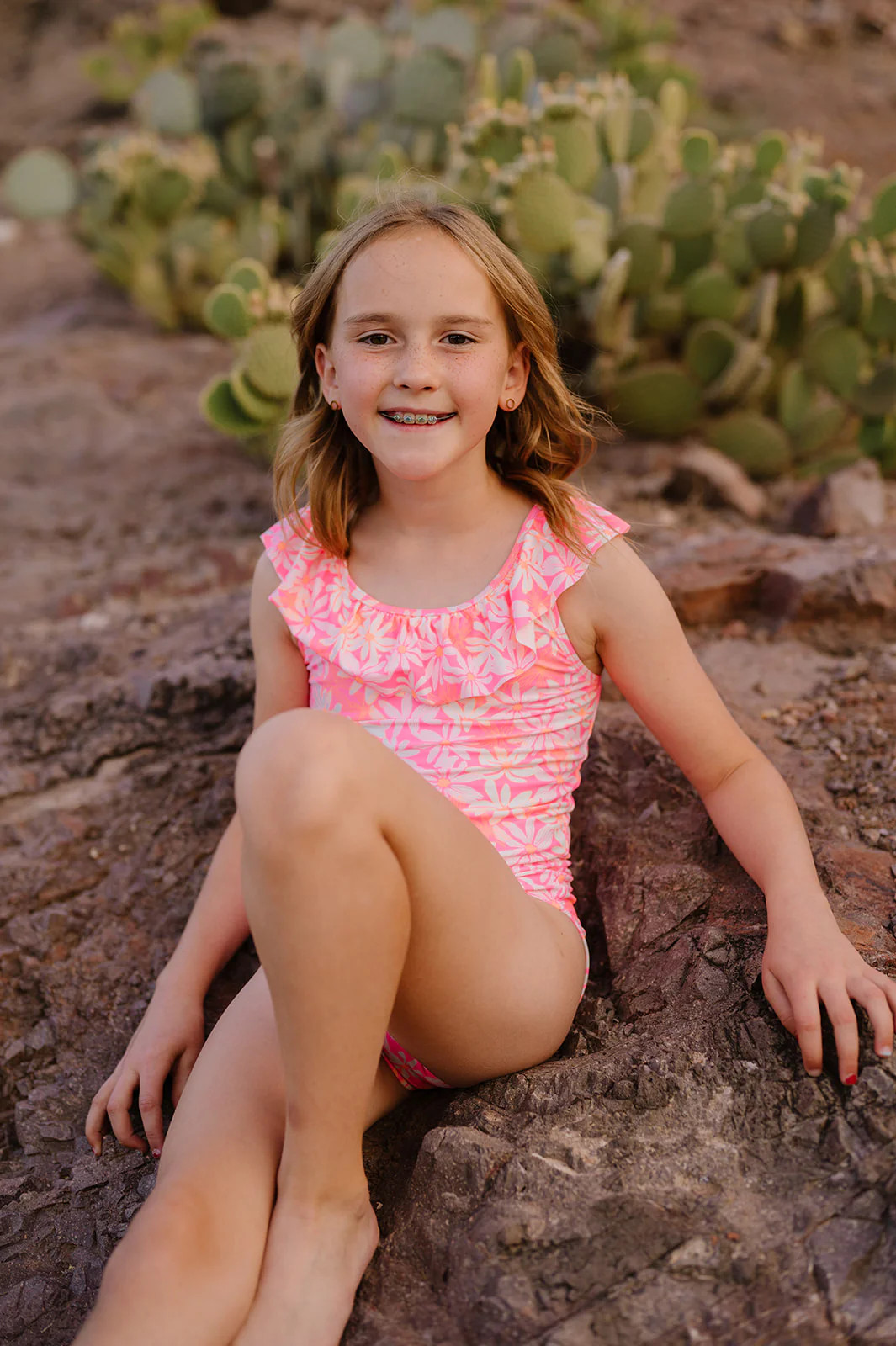 Mini Hello Sunshine | Pretty in Pink Floral | Coral Reef Swim