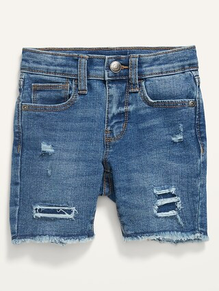 Unisex 360&#176 Stretch Ripped Cut-Off Jean Shorts for Toddler | Old Navy (US)