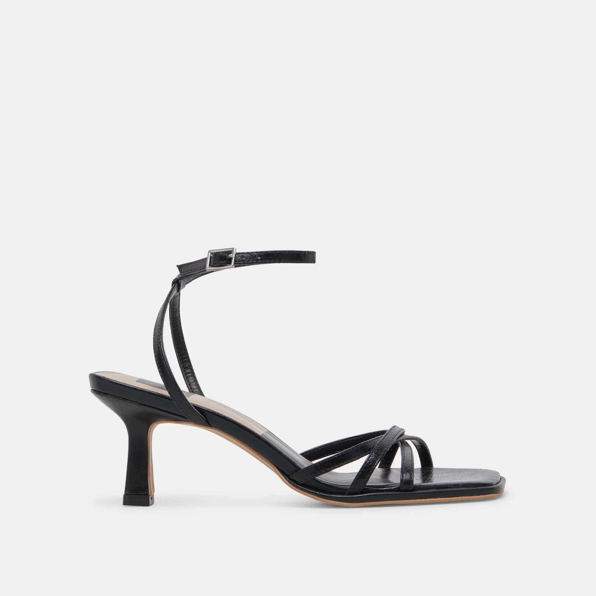 Manji Wide Heels Midnight Patent Leather | DolceVita.com