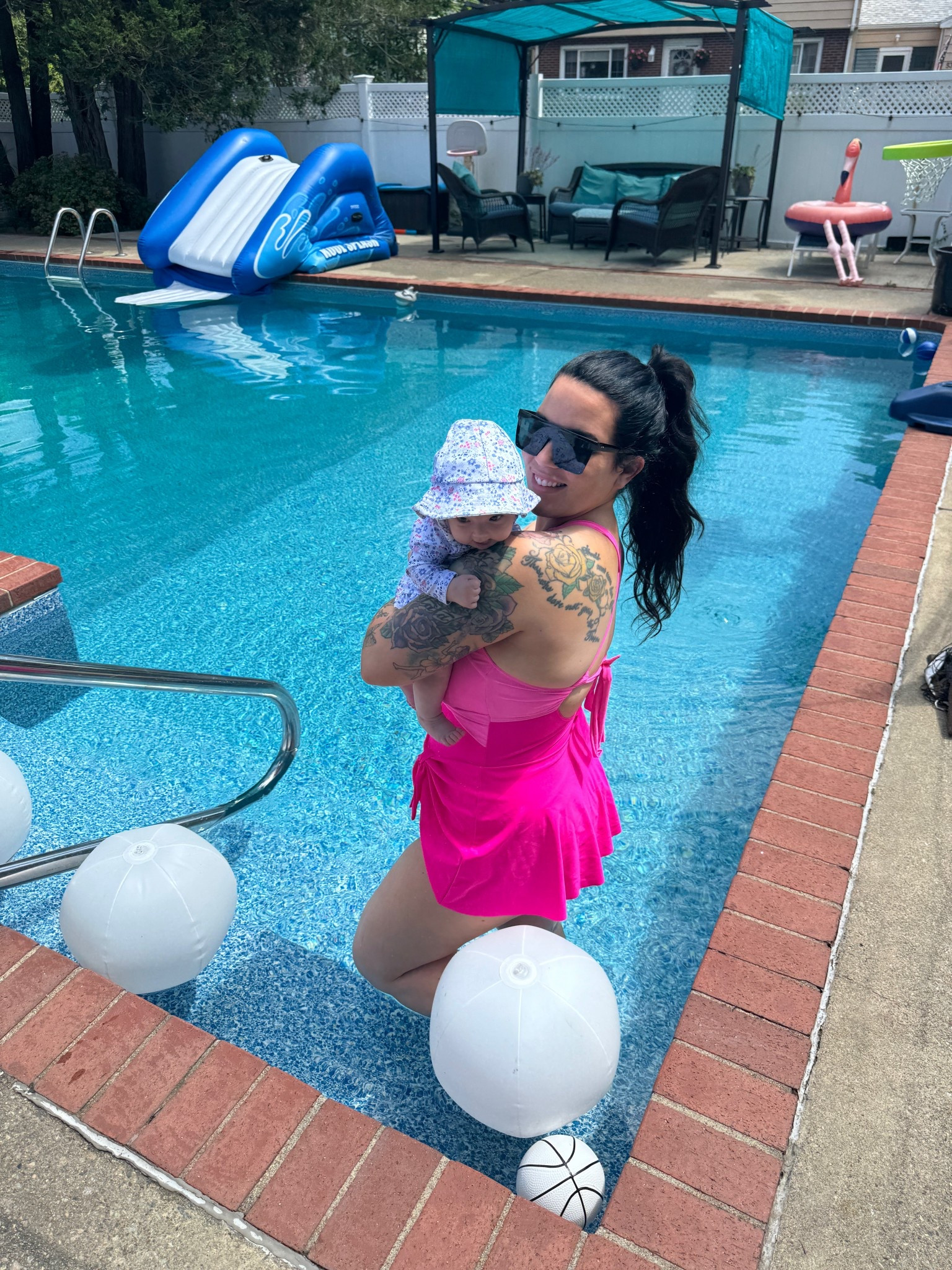 Mama friendly bathing suit 🩷🫶🏻 

#LTKStyleTip #LTKSummerEdit #LTKSwim