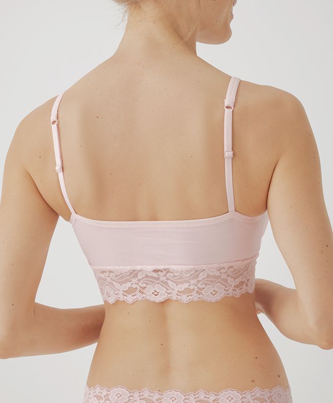 Women’s Lace Smooth Cup Bralette made with Organic Cotton | Pact | Pact Apparel