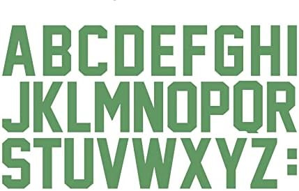 Fanbrilliant 104 Pieces 2 inch Iron On Letters Tall for Sports T-Shirt Jersey Iron on Heat Transfer  | Amazon (US)