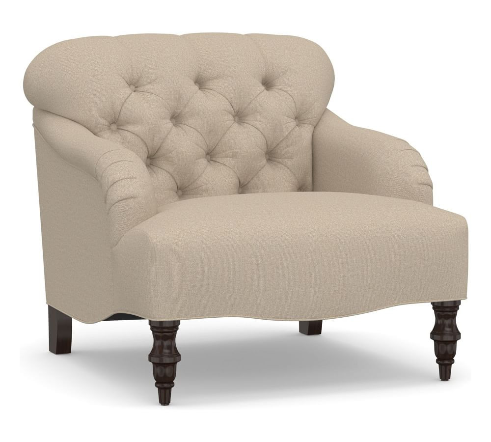 Clara Upholstered Armchair | Pottery Barn (US)