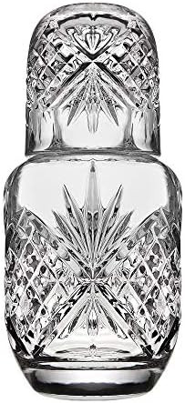 Godinger Bedside Night Carafe - Cup and Bottle to Keep Next To Your Bed for a Handy Midnight Drin... | Amazon (US)