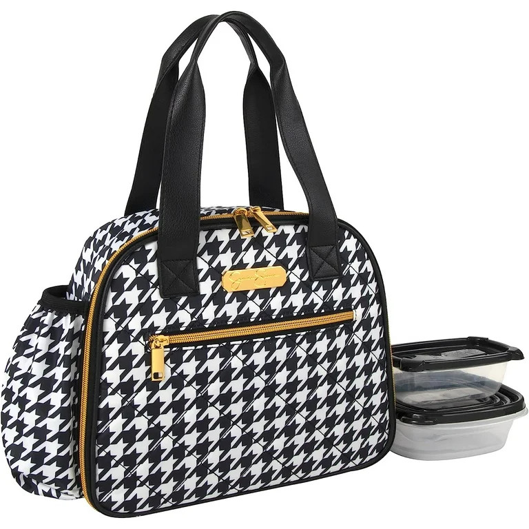 Jessica Simpson Women’s Lunch Bag for Work Insulated with Containers, Lunch Bag with Pockets, S... | Walmart (US)