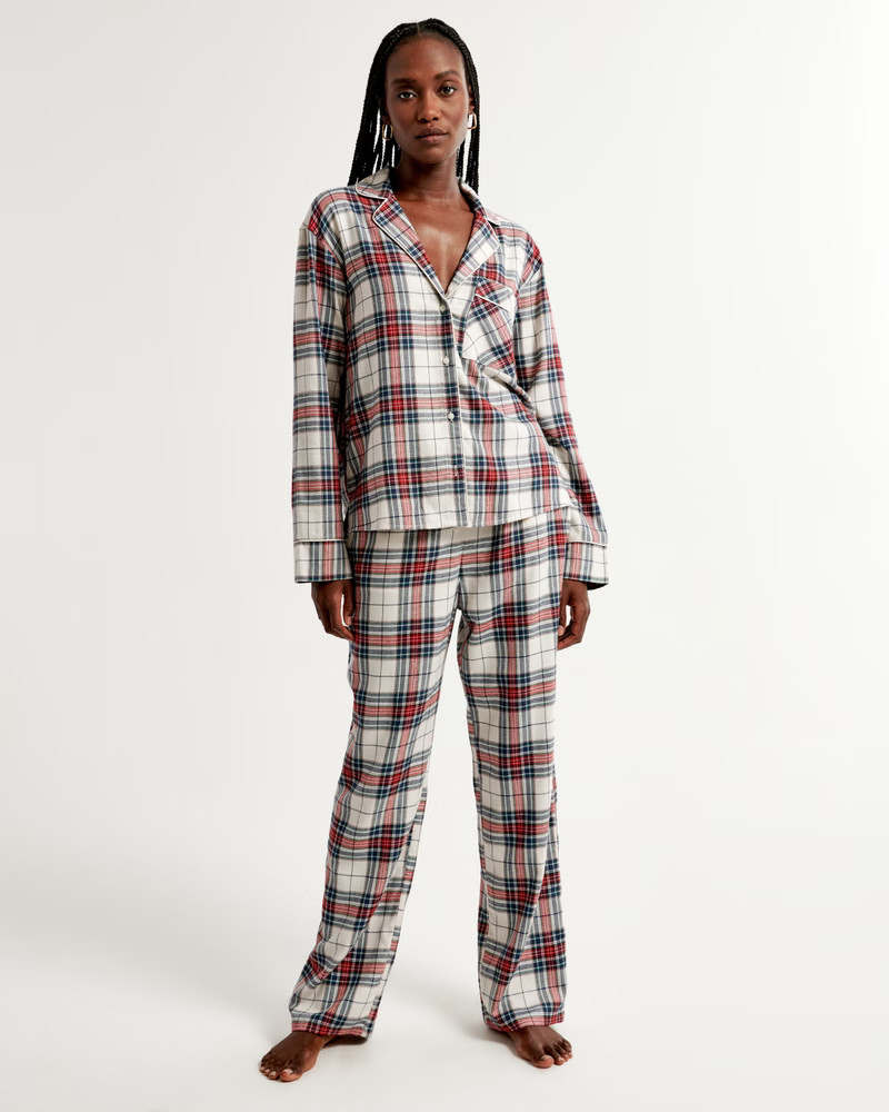 Women's Flannel Sleep Shirt | Women's Intimates & Sleepwear | Abercrombie.com | Abercrombie & Fitch (US)