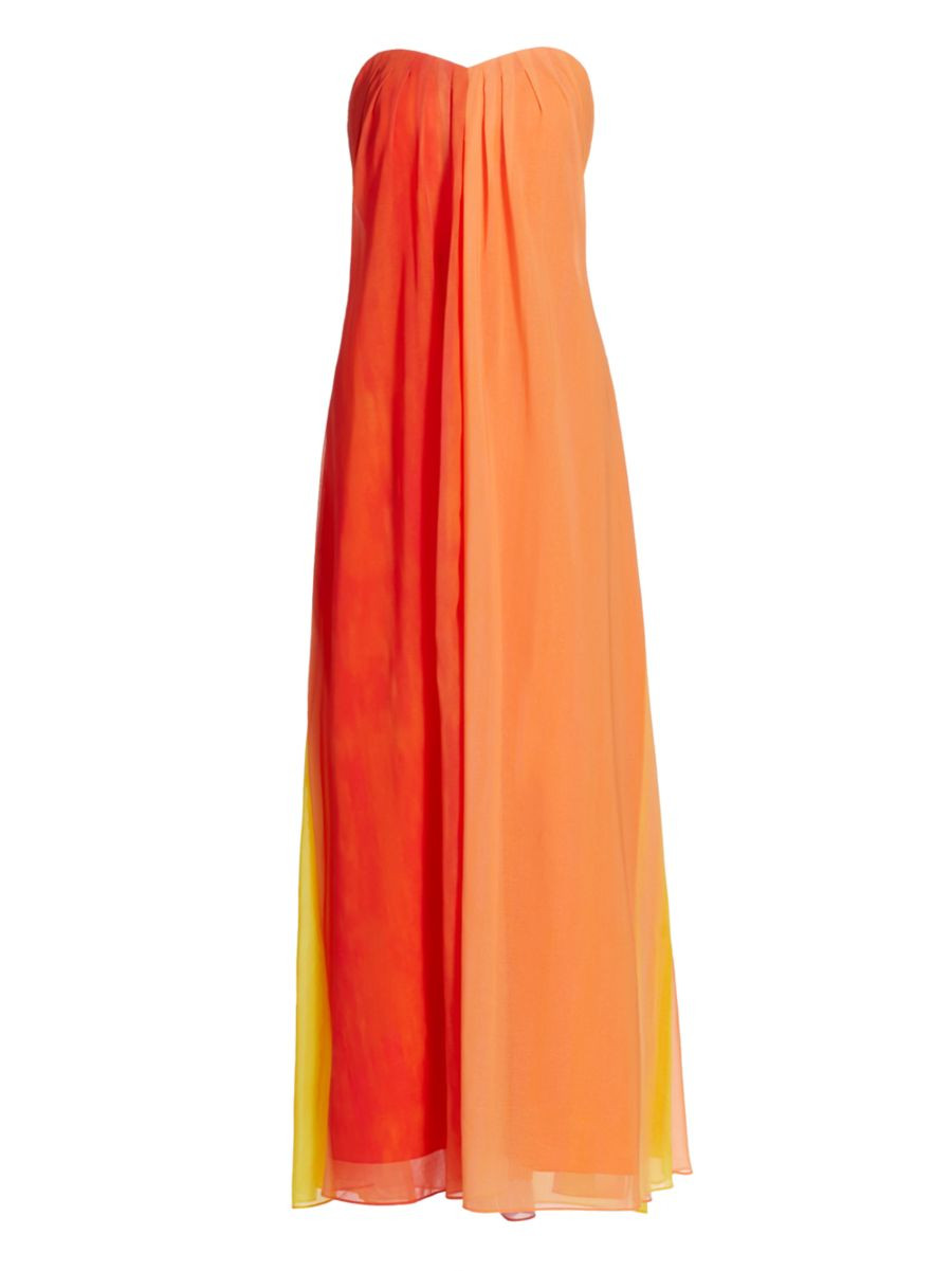 Sunset Stripe Strapless Dress | Saks Fifth Avenue