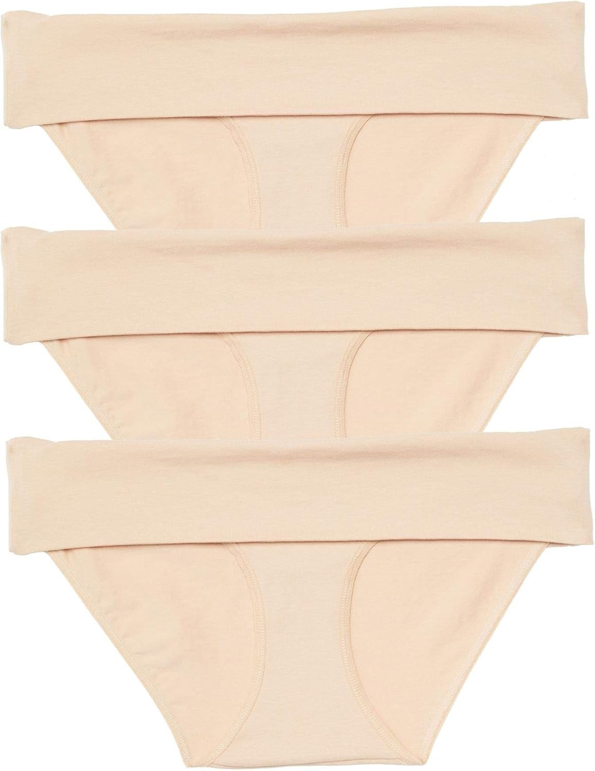 Motherhood Maternity – 3 Pack Maternity Panties – Foldover and Bikini Style Underwear for Pre... | Amazon (US)