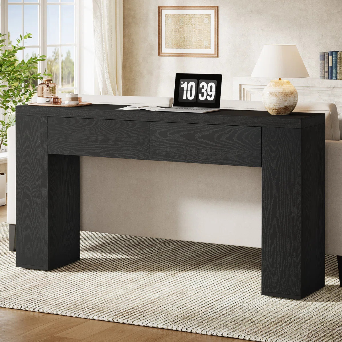 Modern Console Table with Drawer, Narrow Entryway Table with Storage for Hallway or Living Room | Wayfair North America