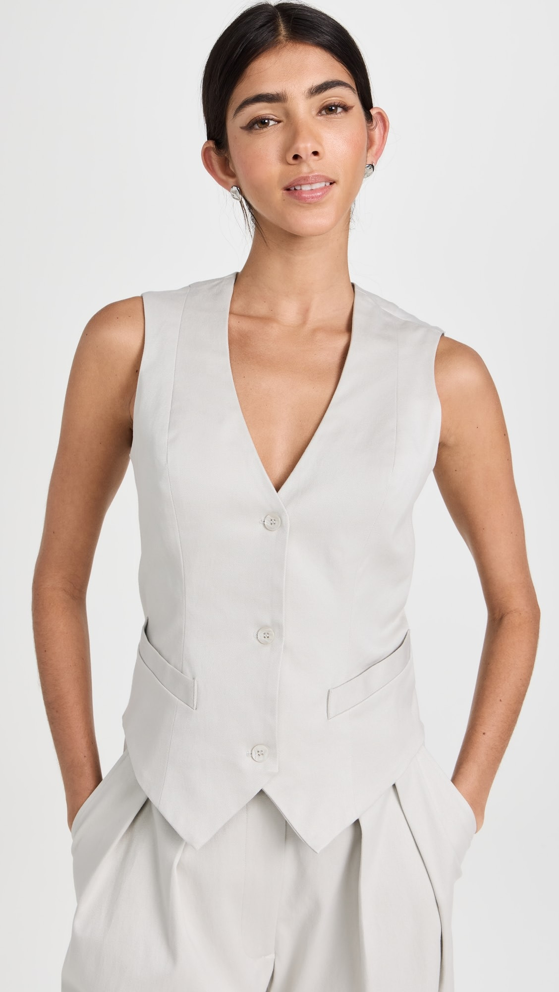 Twill Vest | Shopbop
