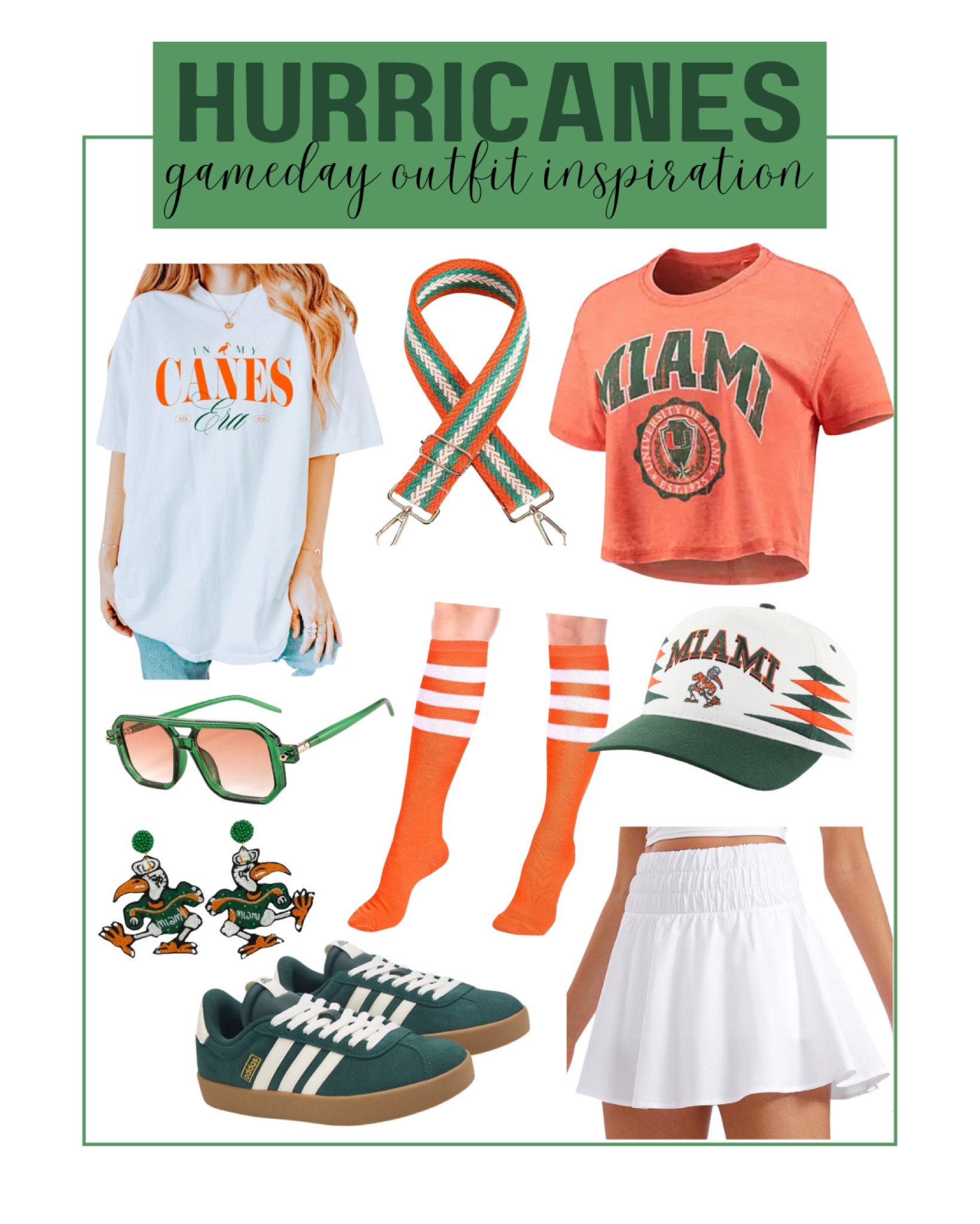 By request! University of Miami Hurricanes gameday outfit inspo 🏈

#gameday #miami #hurricanes

#LTKFindsUnder50 #LTKFindsUnder100 #LTKSeasonal