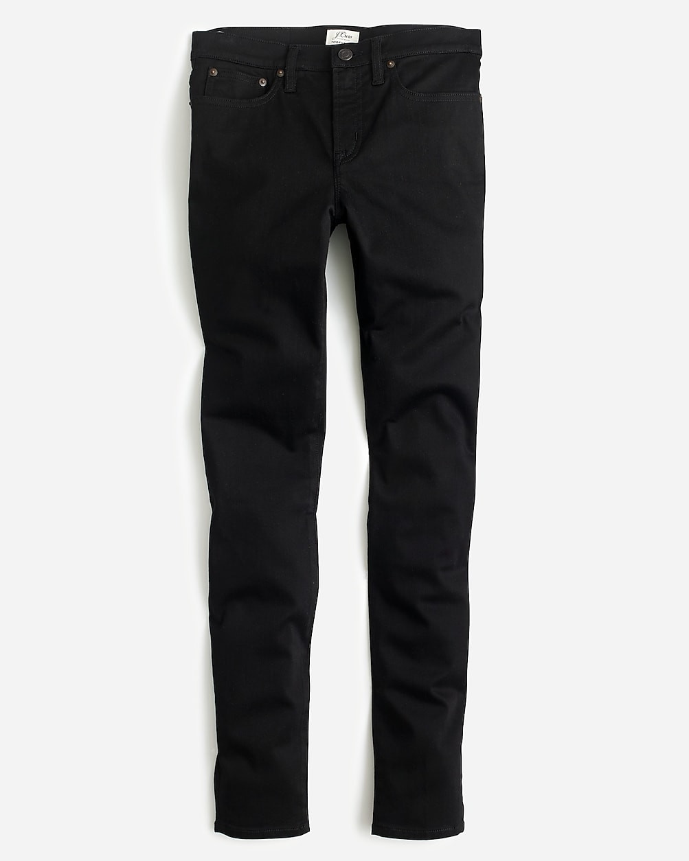 8" stretchy toothpick jean in true black | J. Crew US