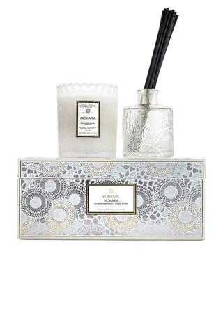 Voluspa Mokara Scalloped Candle & Diffuser Gift Set in Mokara from Revolve.com | Revolve Clothing (Global)