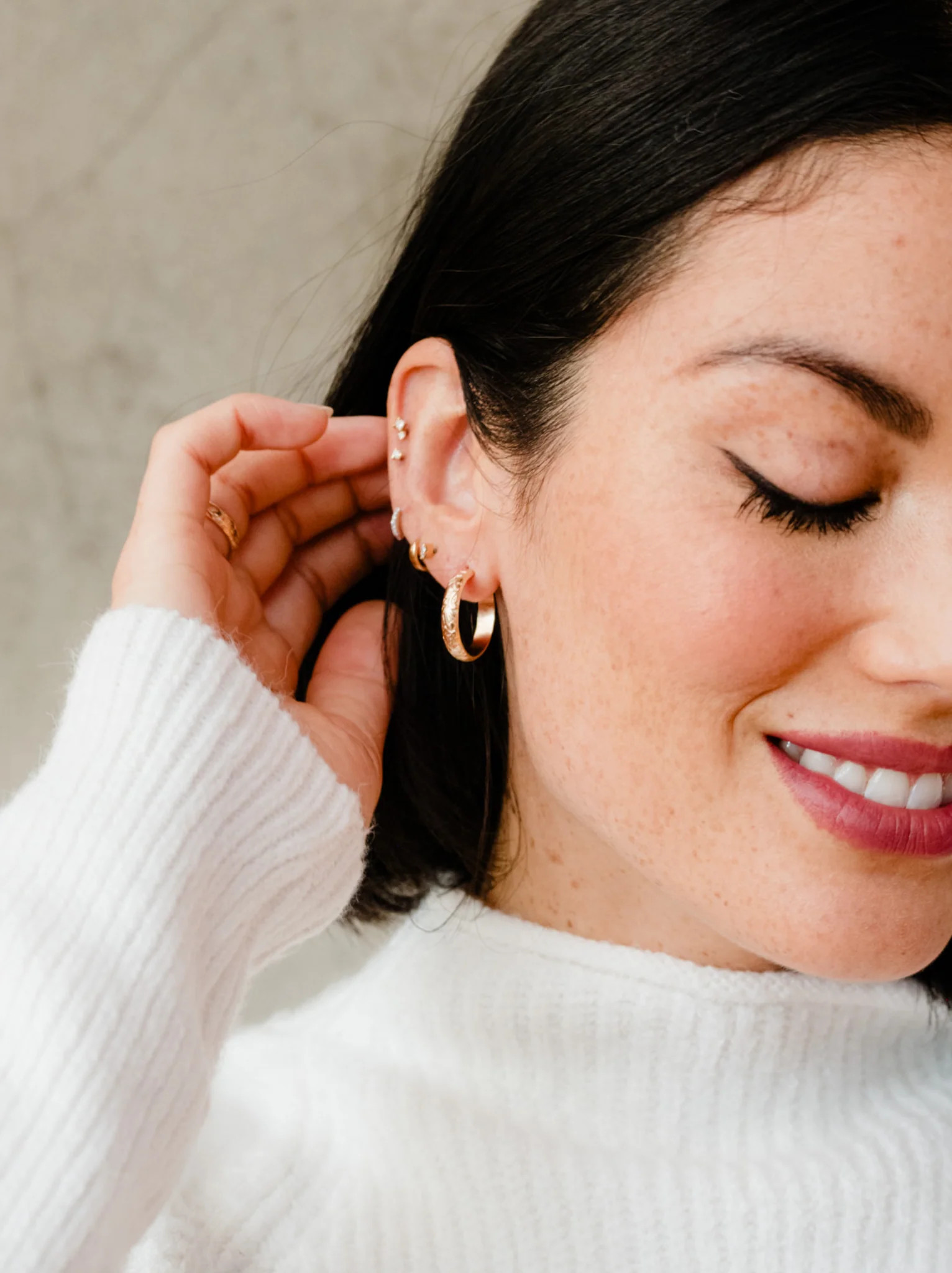 Filigree Hoops | ABLE Clothing