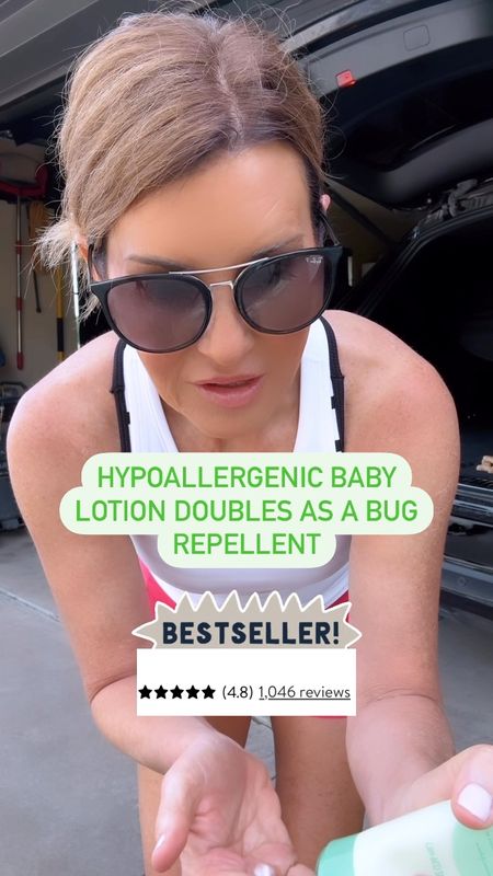 Baby lotion that works as a bug repellent. I love that it’s not greasy, it’s gentle, and it’s moisturizing 

I use before heading out for a walk or run with the dogs or any outdoor activity.🚫🦟

#LTKActive #LTKBeauty #LTKOver40
