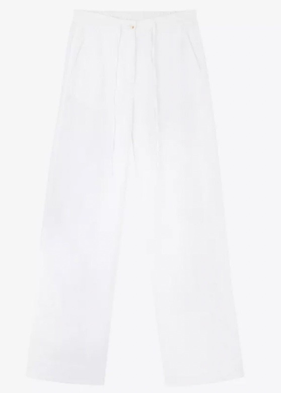 White linen trousers 

#LTKSeasonal #LTKStyleTip #LTKOver40