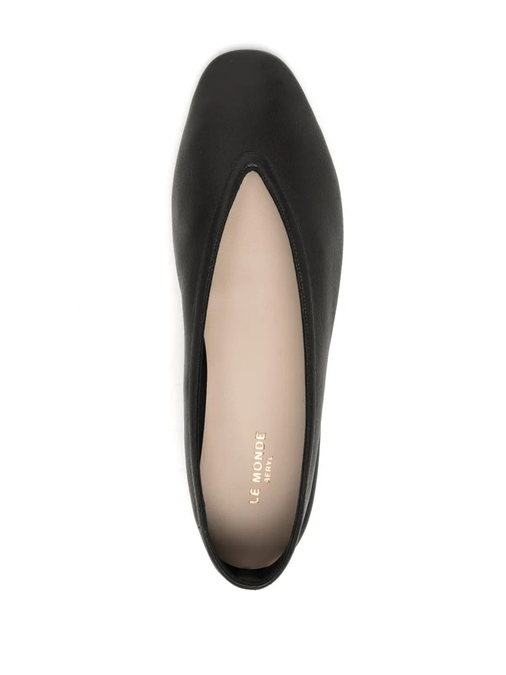 Luna leather ballerina shoes | Farfetch Global