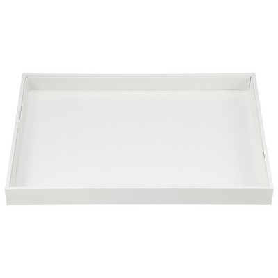 Unique Bargains PU Leather Stackable Jewelry Tray Jewelry Drawer Organizer Trays Showcase Jewelry Holder for Bracelets Earrings 1Pcs White | Target