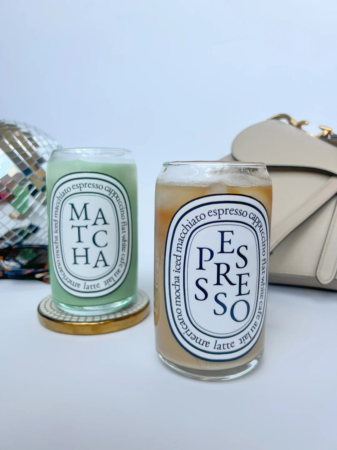 Coffee Diptyque Modern Coffee Glass Beer Can Glass Iced Coffee Cup Libbey Glass 16 Oz - Etsy | Etsy (US)